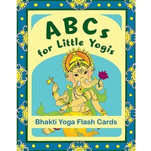 3/$55❤️ABCs for Little Yogis Bhakti Yoga Flash Cards Pre-School Reading Activity